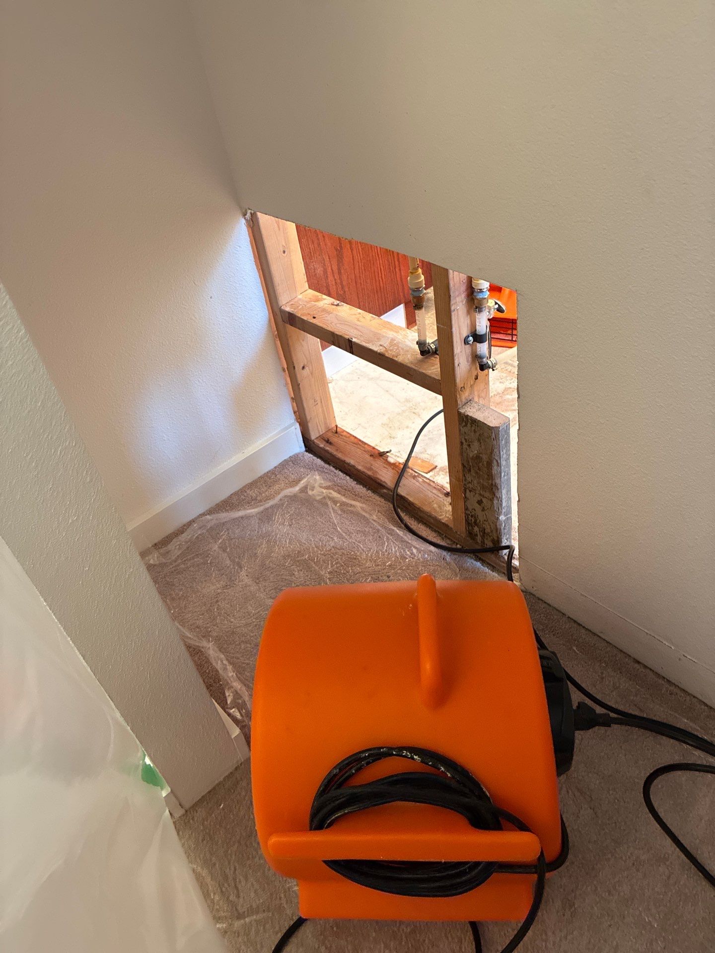 Water Damage Repair and Bathroom Rebuild